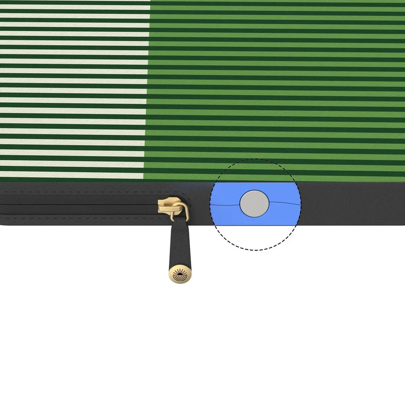 Fairway Stripes | Clubhouse Laptop Case