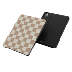 Fit Check | Neutral Checkerboard iPad Case