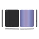 Perfect Stripes | Purple & Blue Stripes iPad Case