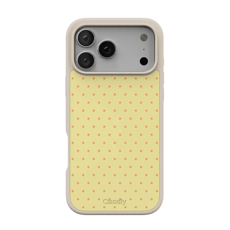 On the Dot | Yellow Polka Dot Case