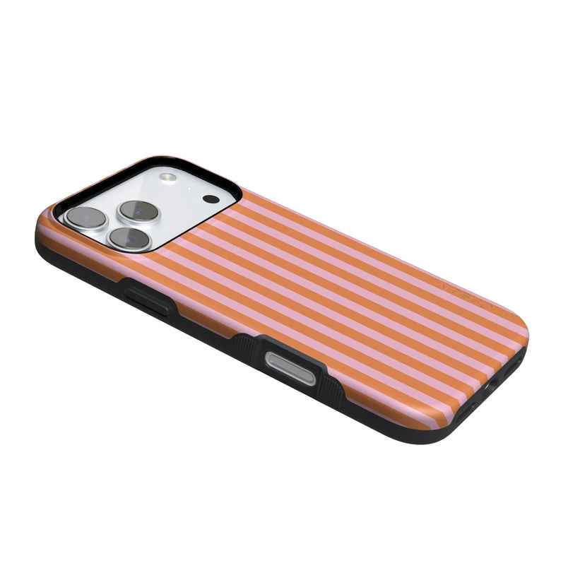 Perfect Stripes | Orange & Pink Stripes Case
