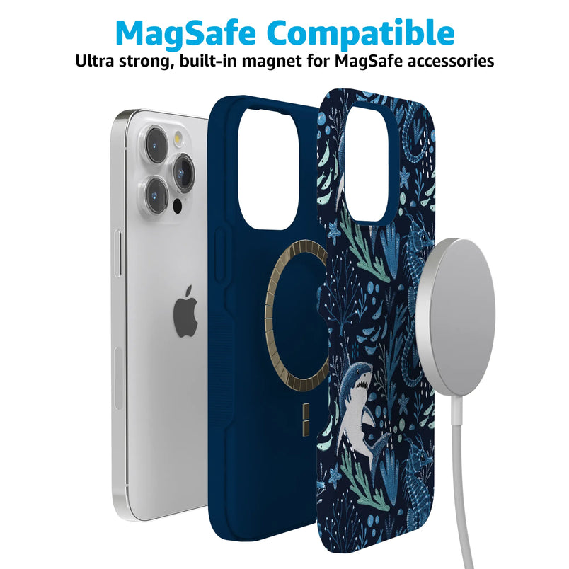 Midnight Reef | Shark Print Case