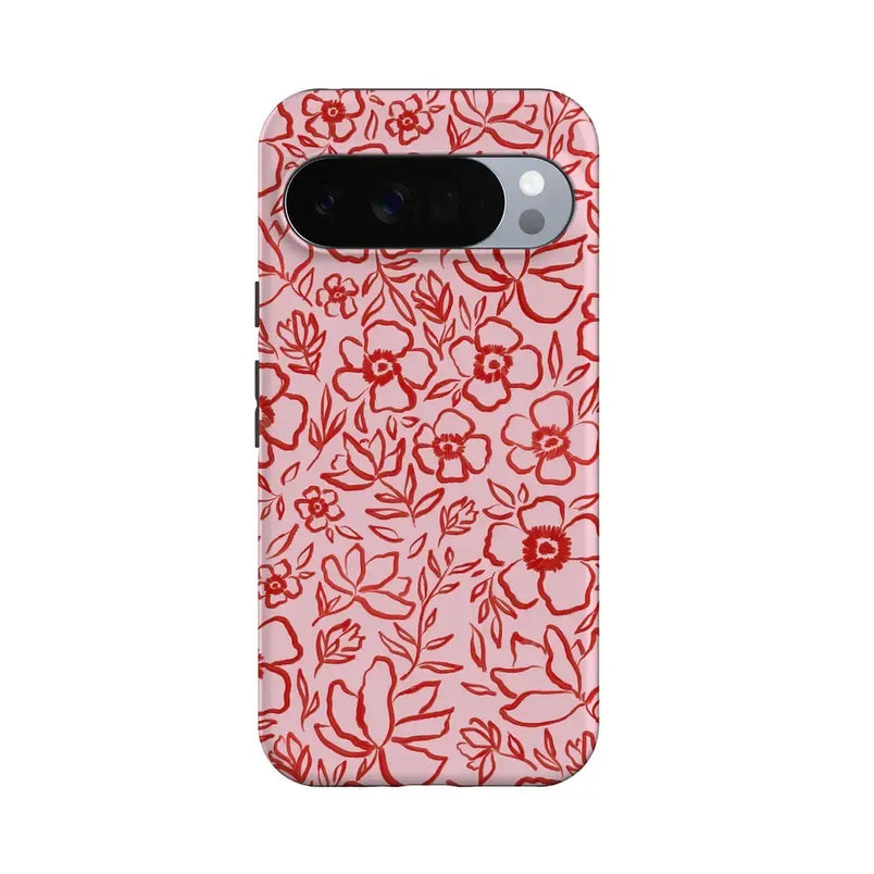 Blush Garden | Floral Doodle Case