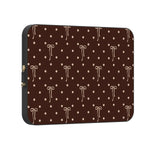 Teddy Bows | Brown Polka Dot Laptop Case