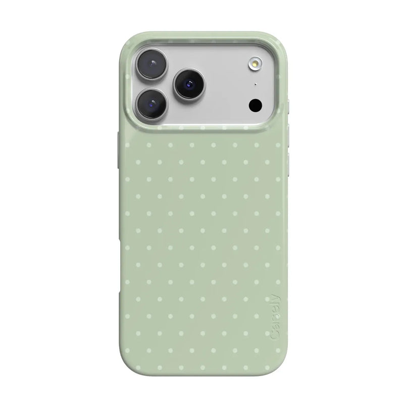 On the Dot | Green Polka Dot Case