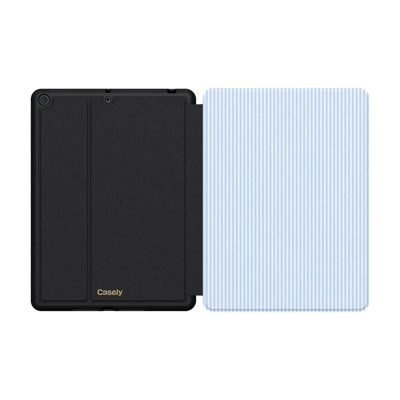 Stripes and the City | Light Blue Pinstripe iPad Case