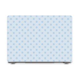 Spotted in SoHo | Light Blue Polka Dot Laptop Shell - 16