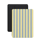 Coastline Stripes | Blue & Yellow iPad Case