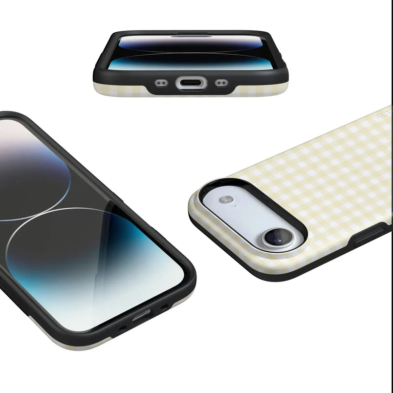 Pastel Picnic | Yellow Gingham Case