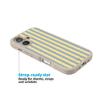 Coastline Stripes | Blue & Yellow Case