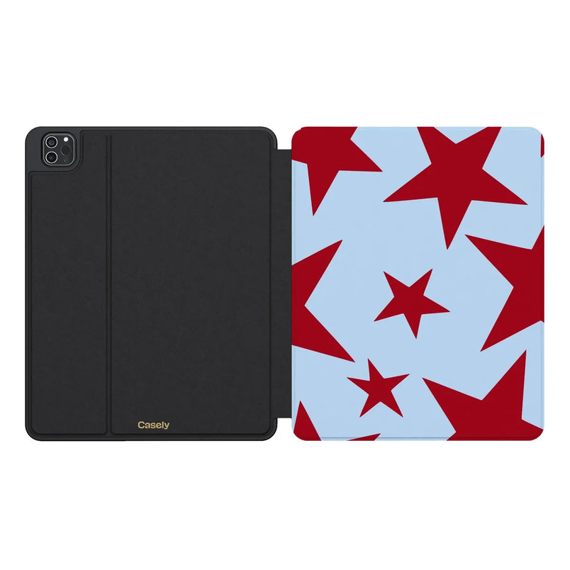 Stars Align | Blue & Red Stars iPad Case