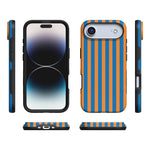 Go New York | Blue & Orange Stripes Case