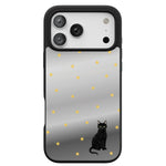 Black Meow-gic | Mirrored Cat Case - iPhone 17 Pro