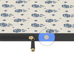 Seaside Stitch | Vintage Roses Laptop Case