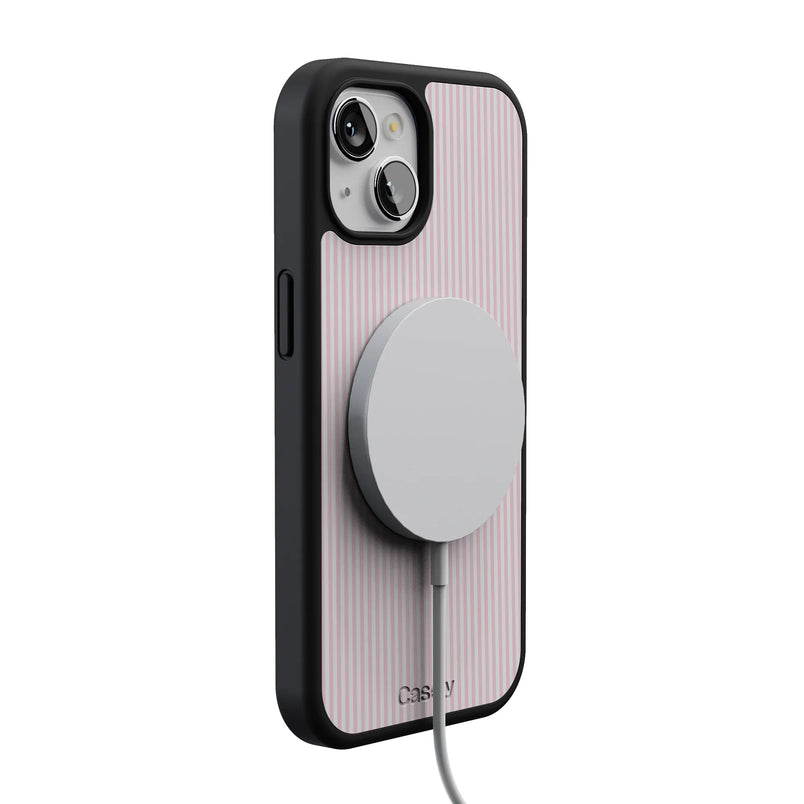Stripes and the City | Light Pink Pinstripe Case