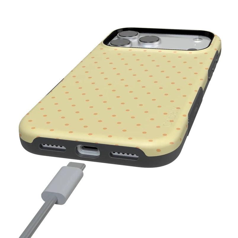 On the Dot | Yellow Polka Dot Case