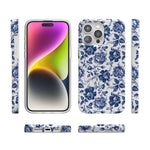 Rose to Fame | Blue & White Rose Floral Case