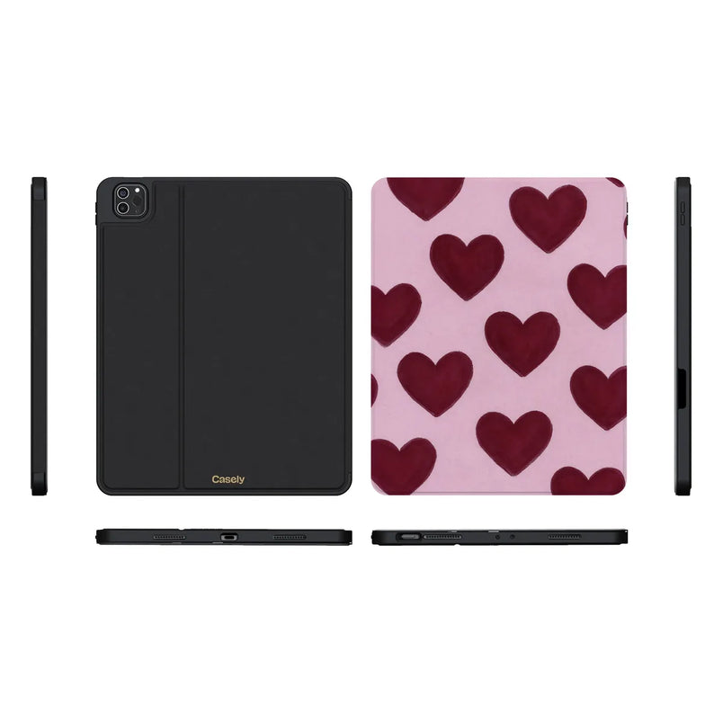 Whole Lotta Love | Plum Hearts iPad Case