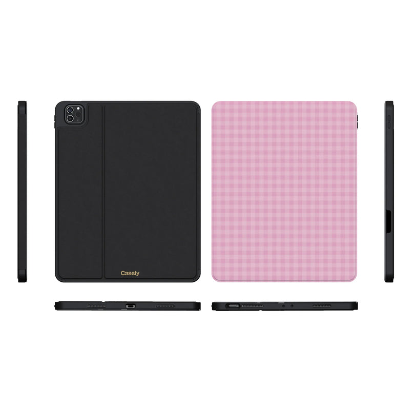 Sweet Jam | Light Pink Gingham iPad Case
