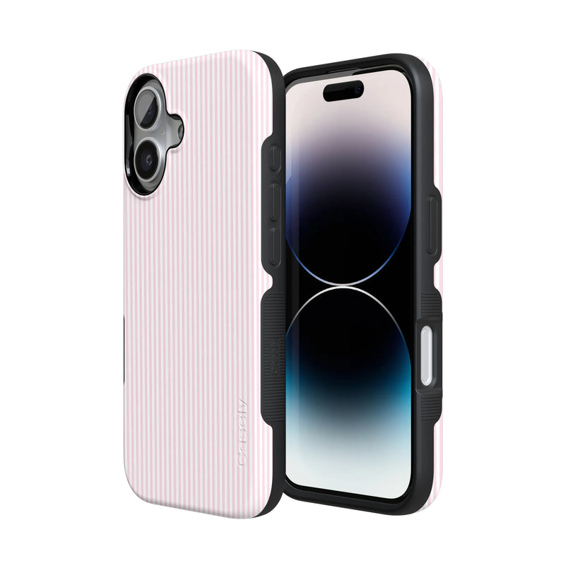 Stripes and the City | Light Pink Pinstripe Case