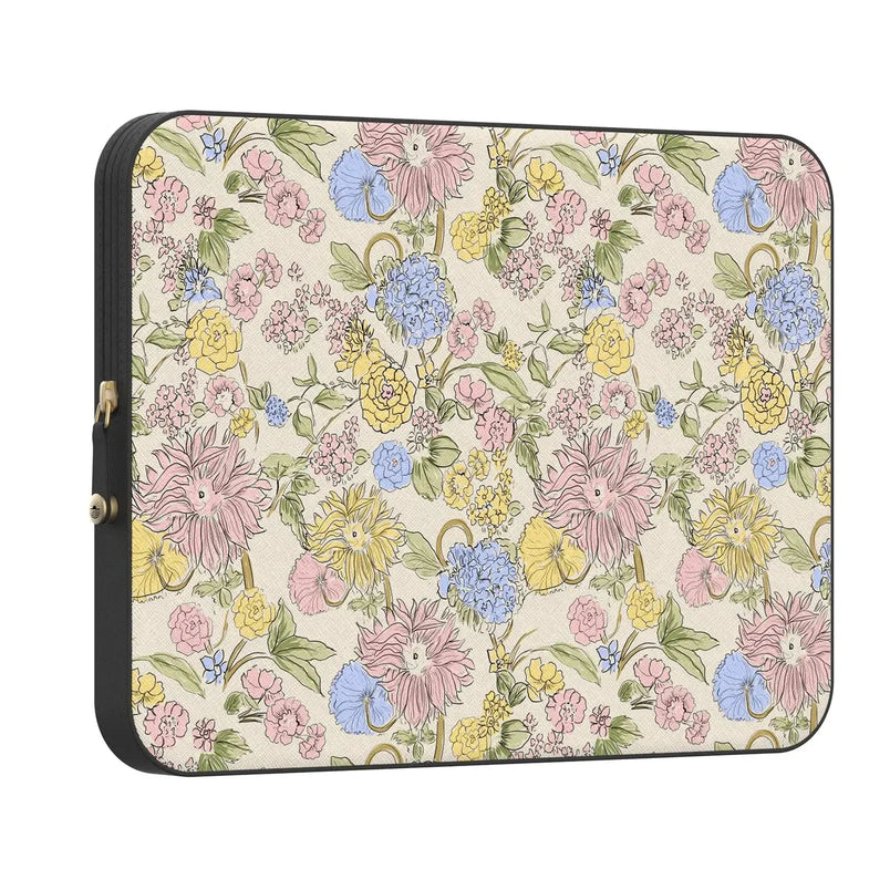 Prairie Blooms | Pastel Floral Laptop Case