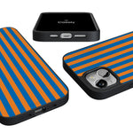 Go New York | Blue & Orange Stripes Case