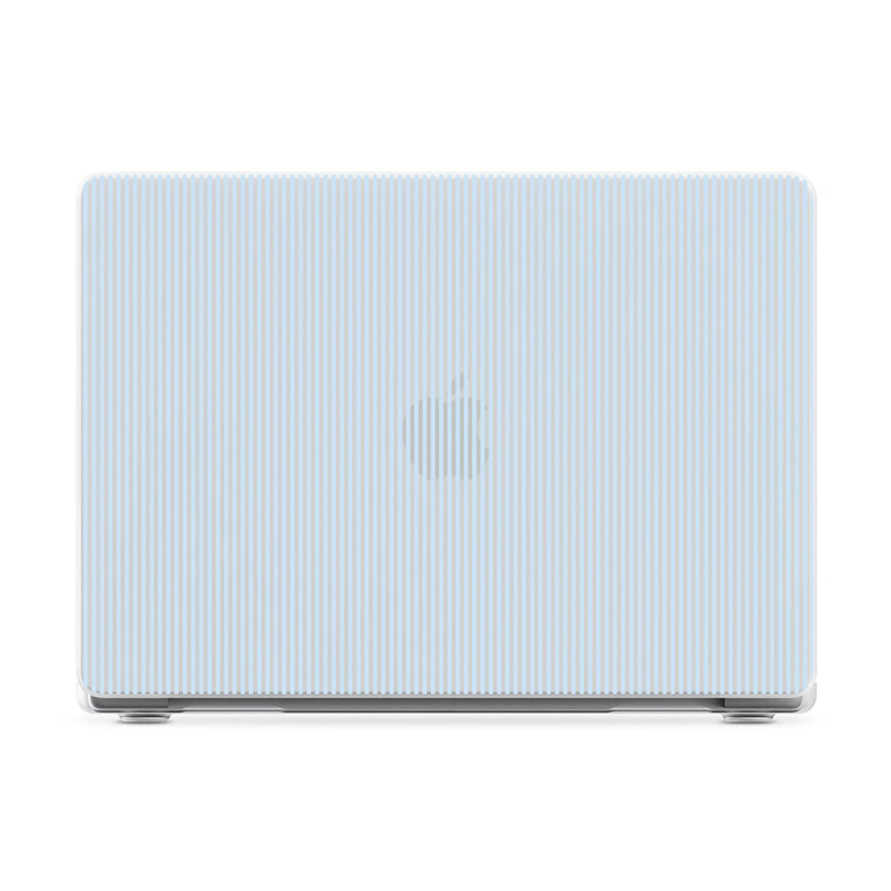 Stripes and the City | Light Blue Pinstripe Laptop Shell - 13" MacBook Neo