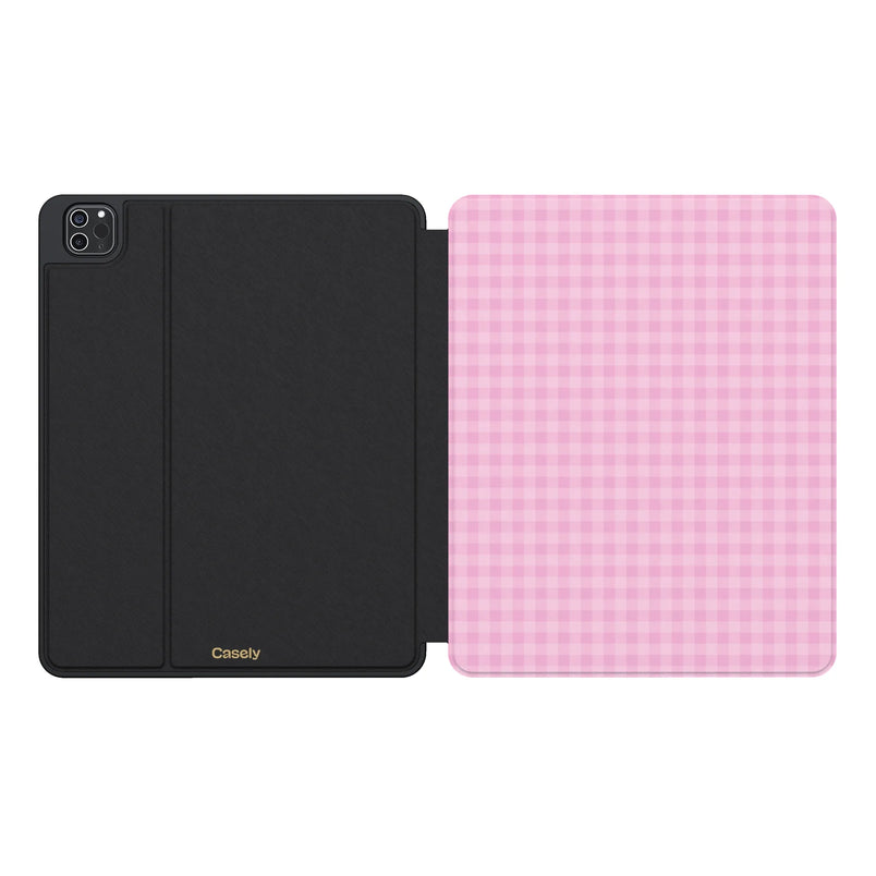 Sweet Jam | Light Pink Gingham iPad Case