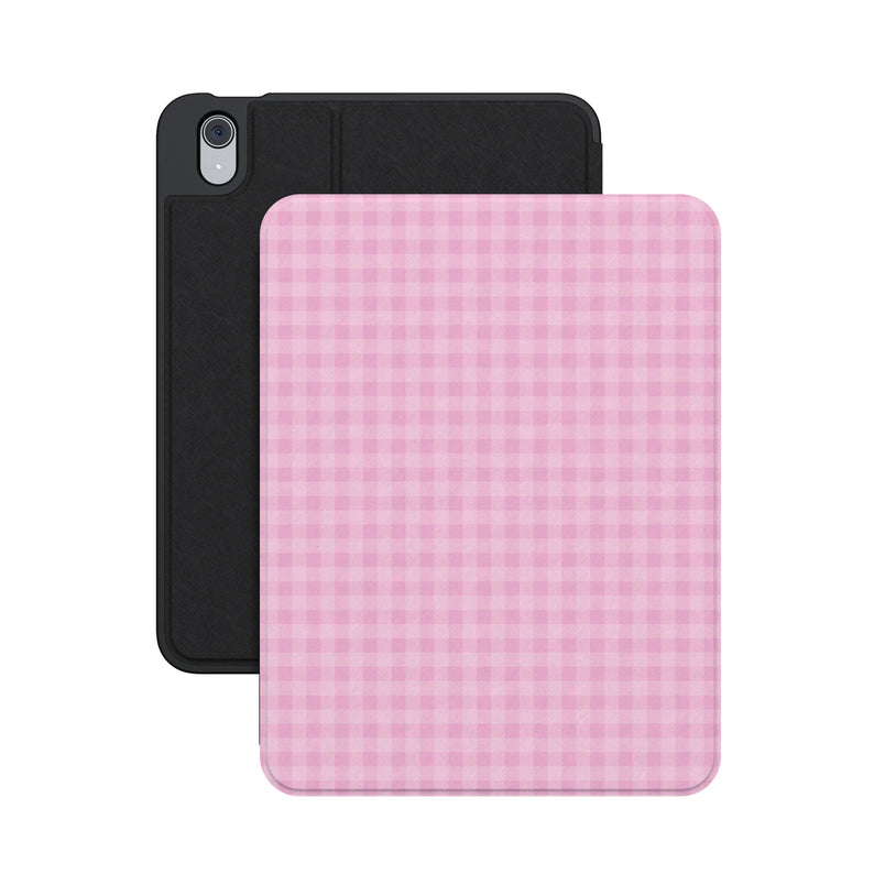 Sweet Jam | Light Pink Gingham iPad Case - iPad 10.9" (10th Gen / A16)