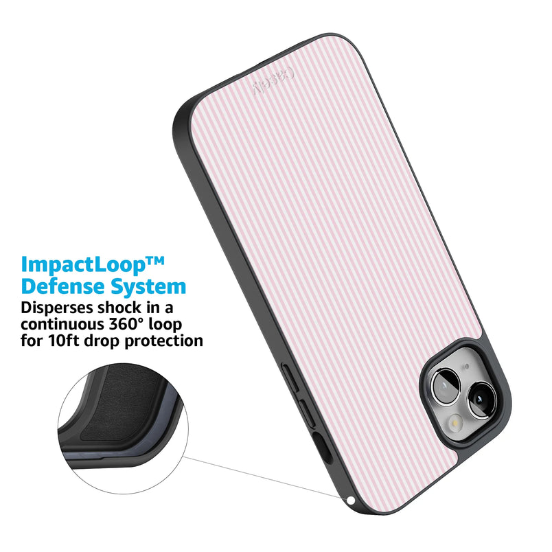 Stripes and the City | Light Pink Pinstripe Case