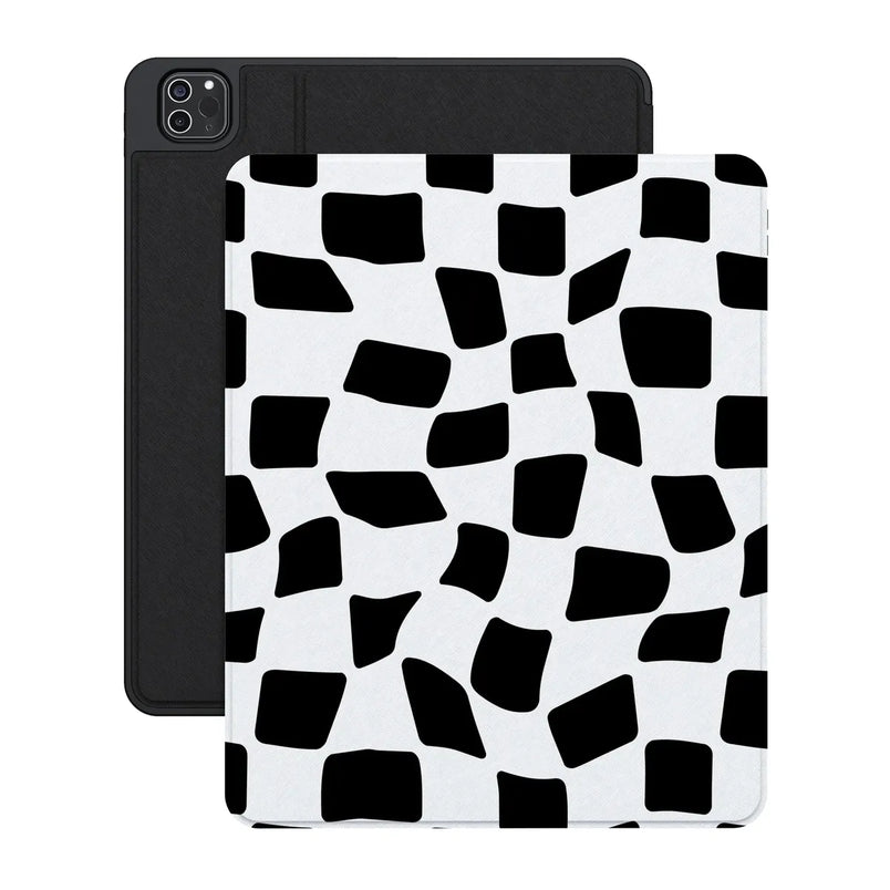 Funky Checkerboard | High Contrast Design iPad Case