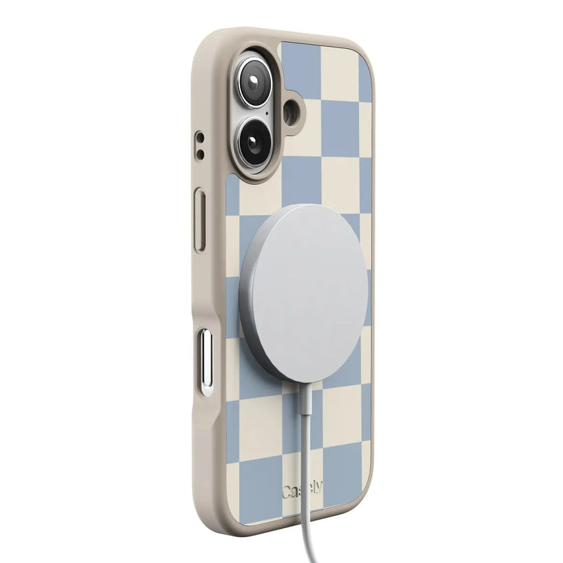 Fit Check | Light Blue Checkerboard Case