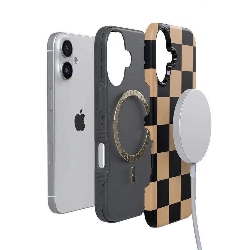 Fit Check | Black & Brown Checkerboard Case