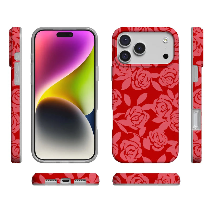 Final Rose | Red & Pink Floral Case