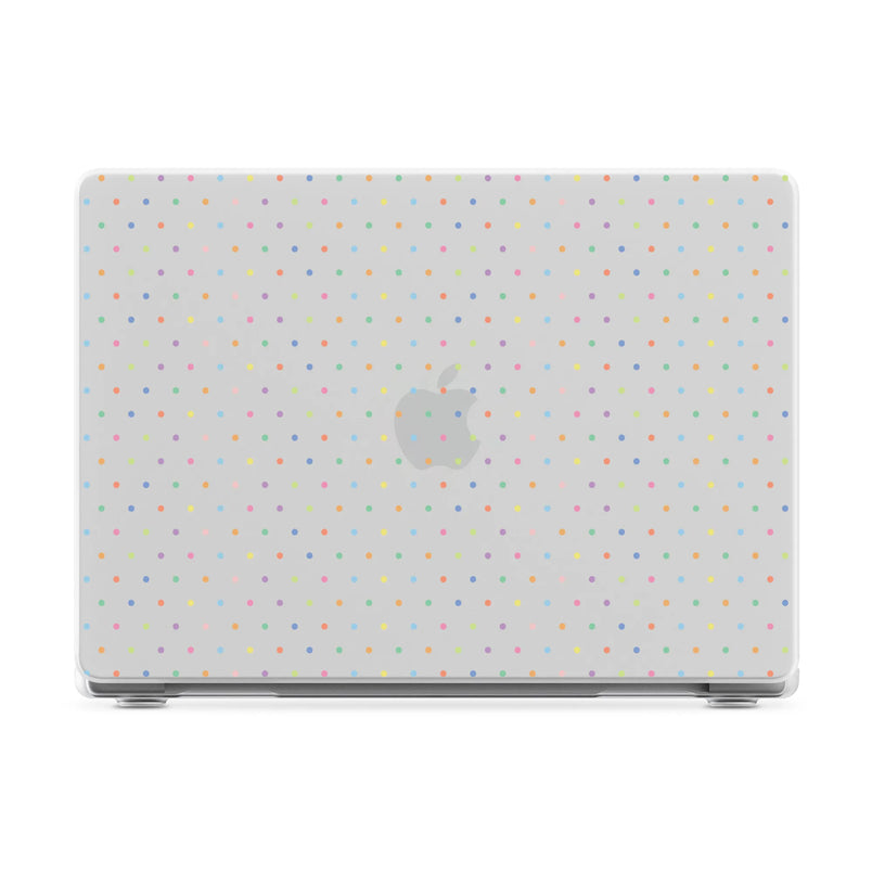 On the Dot | Rainbow Polka Dot Laptop Shell - 13" MacBook Neo