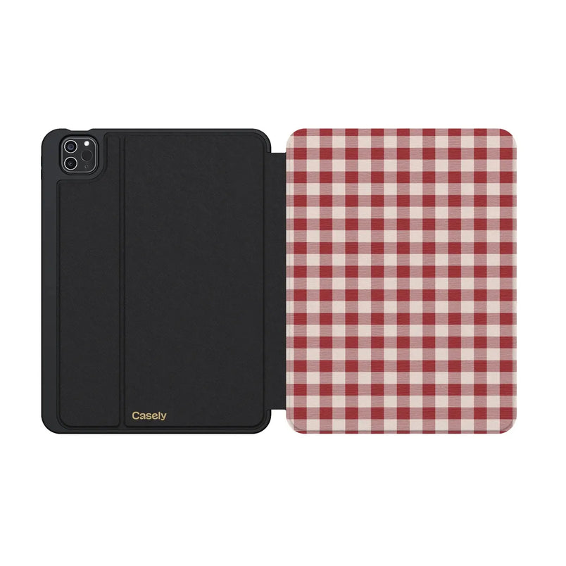 Sweet Jam | Red Gingham iPad Case