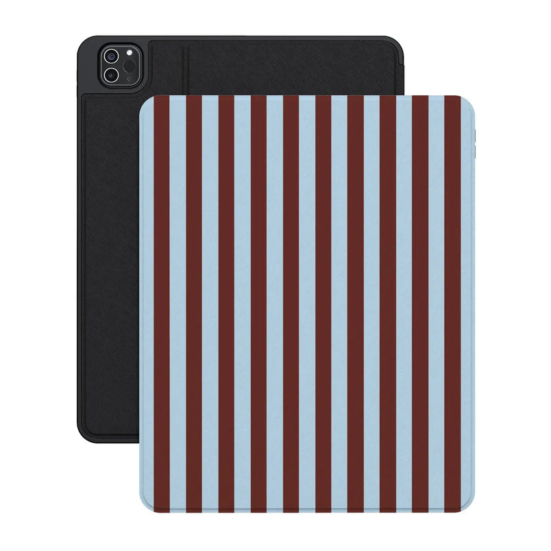 Sunday in Brooklyn | Blue Stripes iPad Case