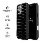 On the Dot | Black Polka Dot Case