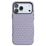 On the Dot | Purple & Plum Polka Dot Case - iPhone 17 Pro