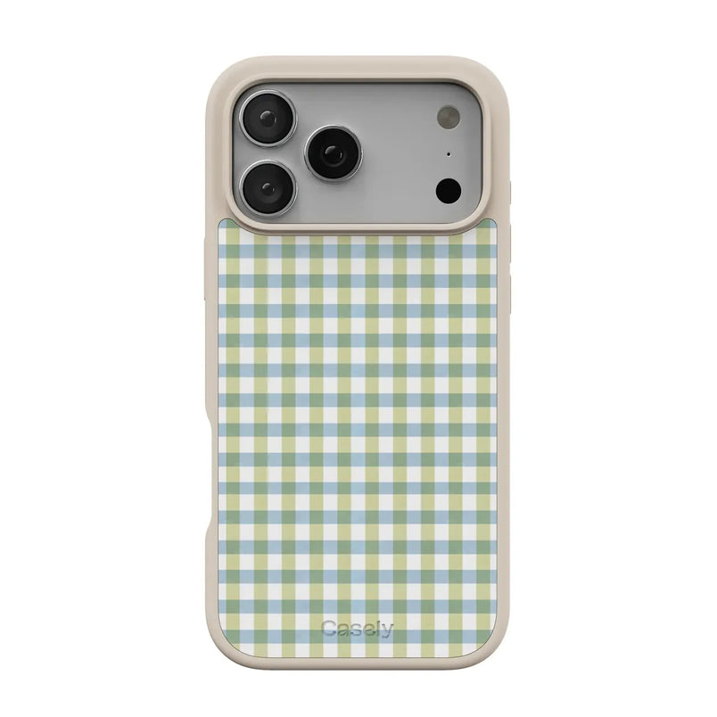 Pastel Picnic | Blue & Green Gingham Case