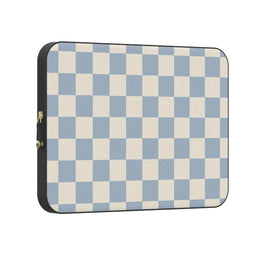 Fit Check | Light Blue Checkerboard Laptop Case