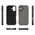 Go New York | Blue & Orange Stripes Case