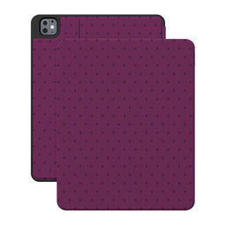 On the Dot | Plum Polka Dot iPad Case