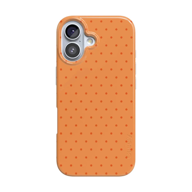 On the Dot | Orange Polka Dot Case