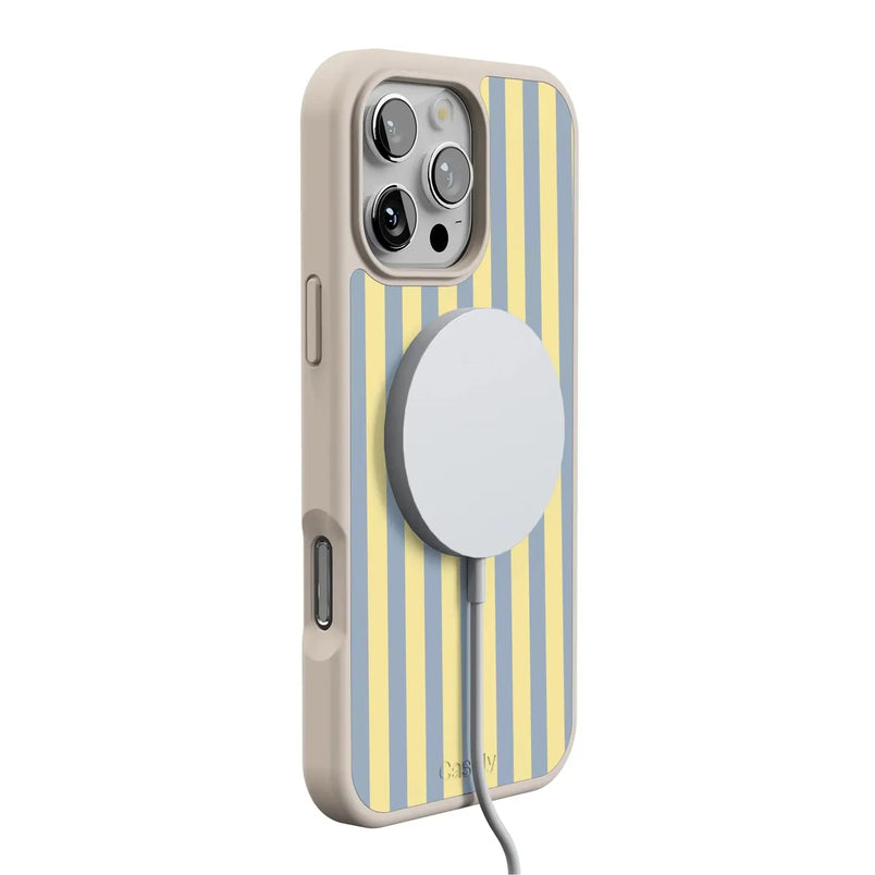 Coastline Stripes | Blue & Yellow Case