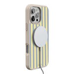 Coastline Stripes | Blue & Yellow Case