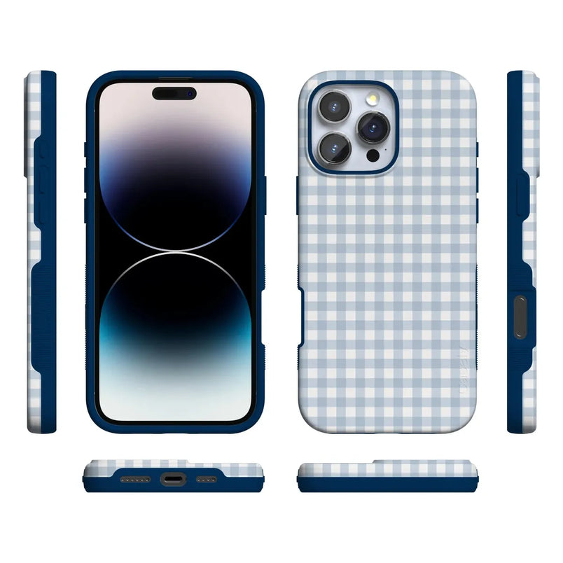 Pastel Picnic | Blue Gingham Case