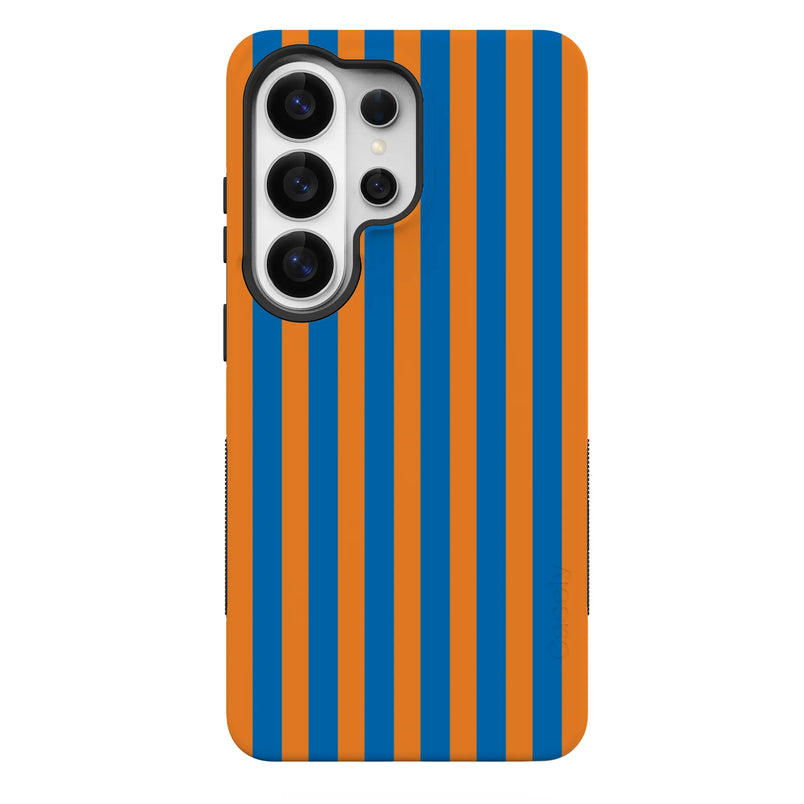 Go New York | Blue & Orange Stripes Case - Galaxy S26 Ultra