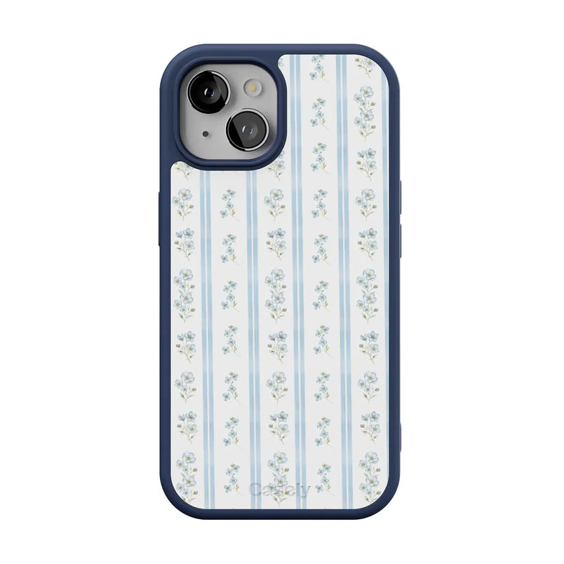 Cottage Stripe | Blue Floral Case