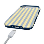 Coastline Stripes | Blue & Yellow Case
